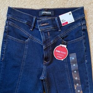 Express Women's Deep Indigo Ankle Jeans